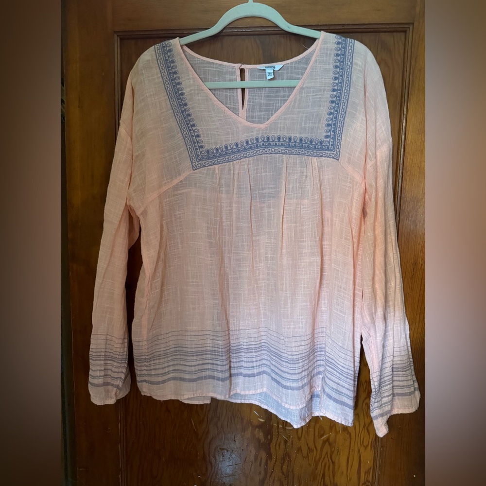Sonoma Peach Pink Tunic